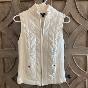 Sweater vest white Jones New York
